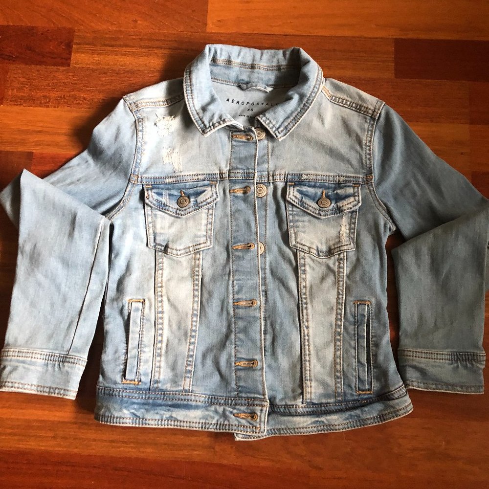 Aeropostale denim jacket sz XS